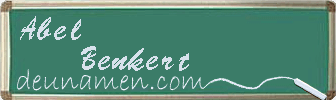 Abel Benkert Visitenkarte